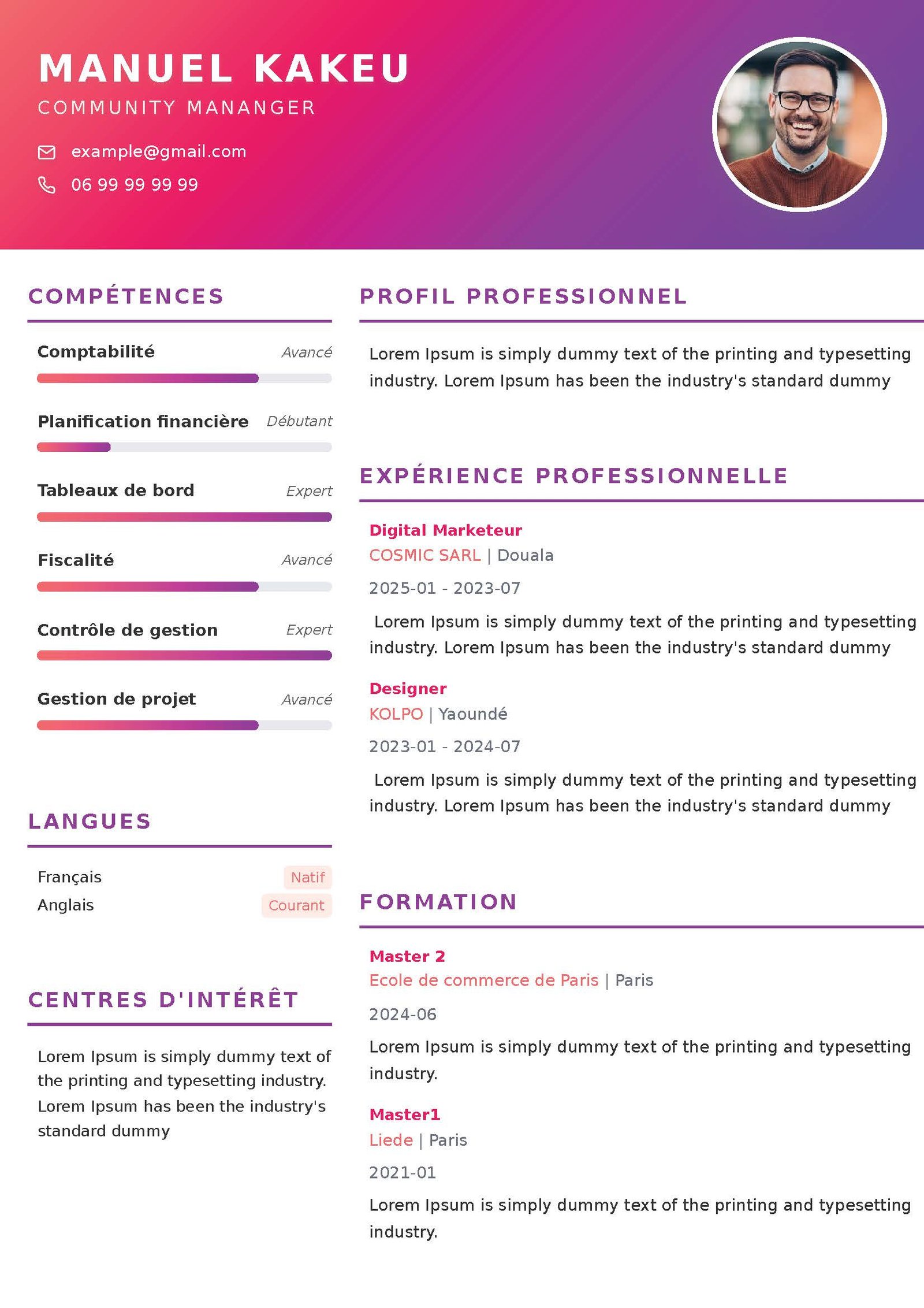 Horizon Pro - Expert du CV